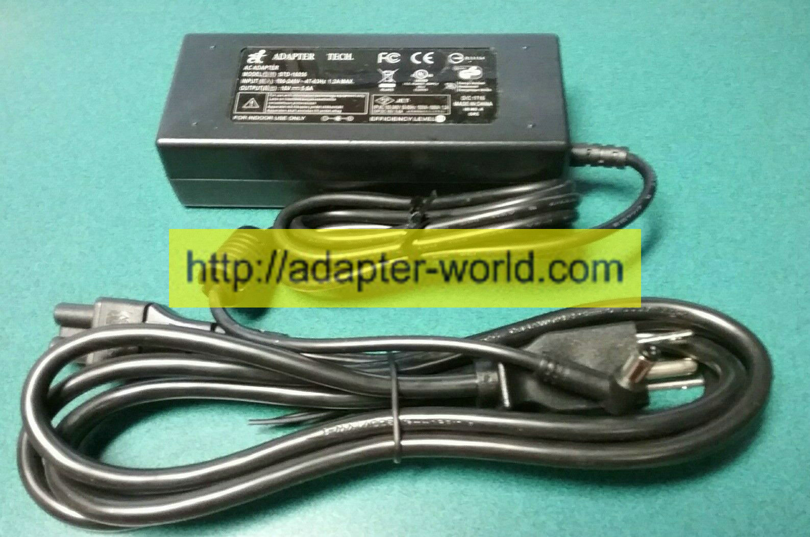 *100% Brand NEW* 16V 5.6A Adapter Tech AC Adapter Model STD-16056 ADAPTER POWER SUPPLY